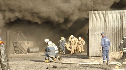 Мэр Василькова: Дым от пожара на нефтебазе идет на Киев