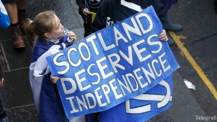 Началось?: в Шотландии проходит стотысячный митинг за независимость 