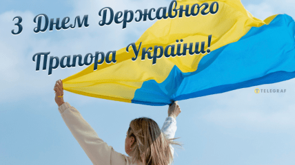 Поздравление с Днем Государственного флага Украины 2024