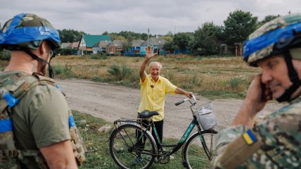 Українські військові у Курській області