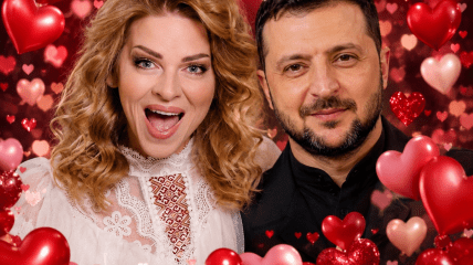 Яна Глущенко та Володимир Зеленський