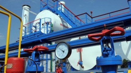 Запасы газа в украинских хранилищах сократились до 30%