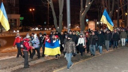 На активистов харьковского Майдана напал "Оплот"