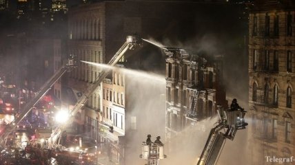 В центре Нью-Йорка от взрыва загорелись две высотки