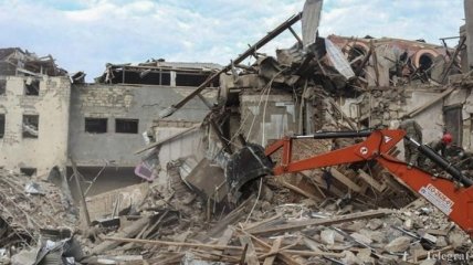 Дома разрушены до основания: последствия обстрела Гянджи сняли на видео с высоты