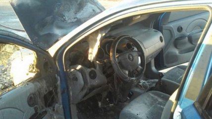 В Тернопольской области на заправке загорелся автомобиль