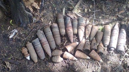 На Сумщине у населенного пункта нашли 60 снарядов Второй мировой войны