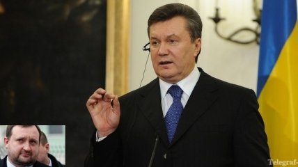 Янукович пожелал Арбузову щедрой судьбы