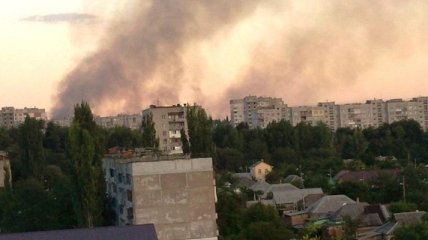 Луганск остается без воды, электричества и связи 