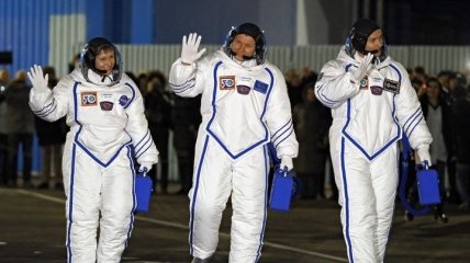 НА МКС прибыли трое астронавтов