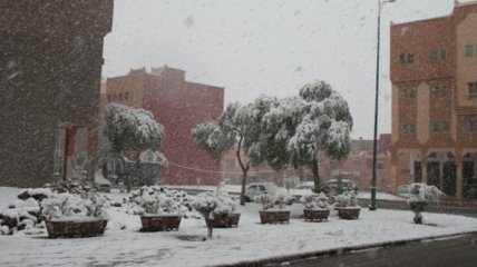 В Марокко впервые за 50 лет прошел снег