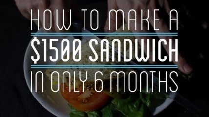 Американец потратил $1500 и полгода, чтобы сделать свой сэндвич (Видео)