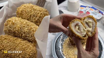 Куриные котлеты с ветчиной и сыром