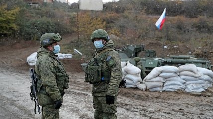 Российские военные в карабахе