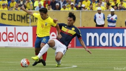 Отбор на ЧМ-2018. Колумбийцы ярко отпраздновали победу над Эквадором (Видео)