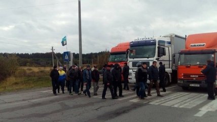 В Волынской области из-за долгов по зарплатам шахтеры перекрыли трассу