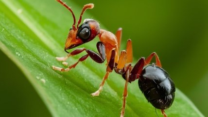 Муравьи могут быстро уничтожить весь урожай (изображение создано с помощью ИИ)