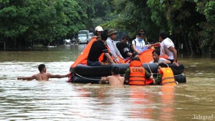 Сильное наводнение и оползни во Вьетнаме, погибли 7 человек, еще 12 пропали
