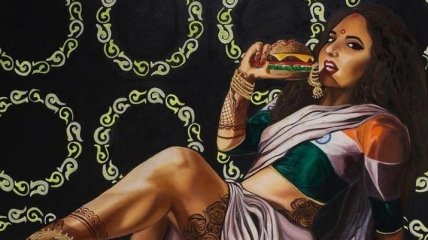 Невероятный пин-ап арт на индийский манер (Фото)