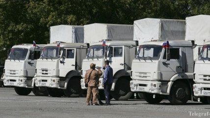 Боевики "Оплота" в магазинах продают российскую гумманитарку