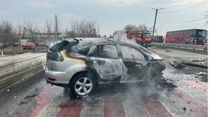 Lexus после аварии