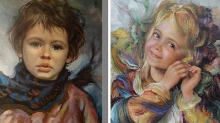 Дети глазами аргентинского художника: экспрессивно-реалистические портреты (Фото) 