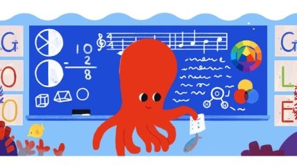 Google приготовил праздничный Doodle ко Дню учителя