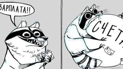 Комиксы про чертовски обаятельного енота, в котором каждый узнает себя