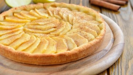 Рецепт недели. Французский тарт с яблоками и джемом