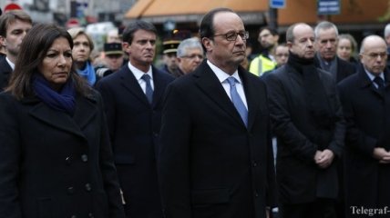 В Париже проходят памятные мероприятия, посвященные годовщине серии терактов