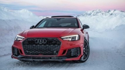 Audi RS4 видели на зимних тестах