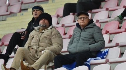 Суркис (справа) был на футболе в компании Козловского