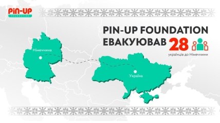 PIN-UP Foundation помог эвакуировать в Германию 28 украинцев