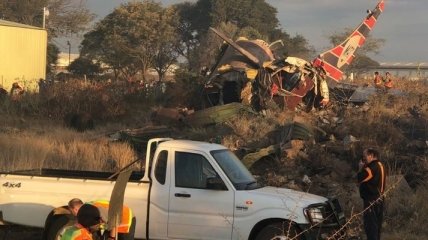 Крушение пассажирского самолета в ЮАР: есть пострадавшие