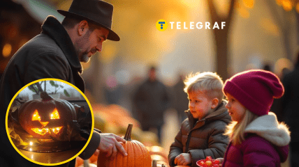 Мужчина с тыквой