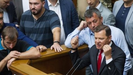 "Радикальная партия" продолжит сидячий протест в ВР Украины