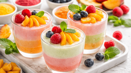 Десерт из желе