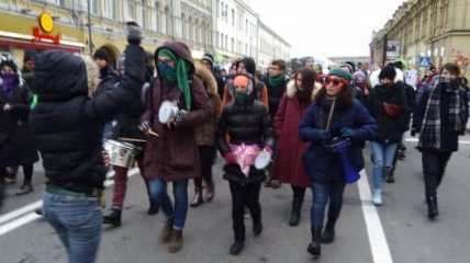 В Киеве несколько десятков человек вышли против "Национальных дружин"