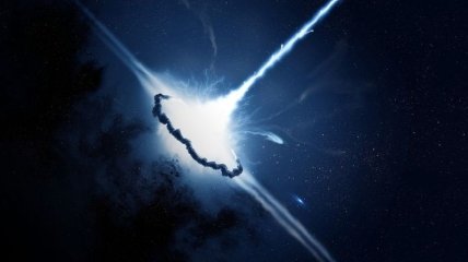 Самая яркая звезда Космоса оказалась питающейся черной дырой