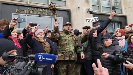 Протестувальники в Придністров'ї блокували будівлю уряду Молдови