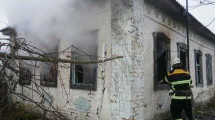 В Полтавской обл. произошел пожар в жилом доме, погиб мужчина