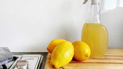 Лимон отлично справляется с грязью