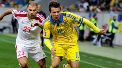 Сборная Украины гарантировала себе место в плей-офф отбора на Евро-2016