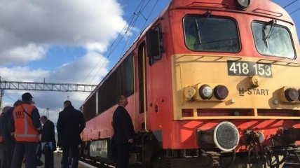 В Украину с Европы по евроколее прибыл первый поезд