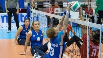 Украинские волейбольные паралимпийские сборные - вице-чемпионы Европы