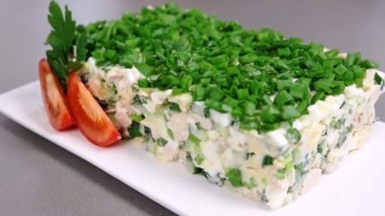 Мясной салат с яйцами “Идеал”