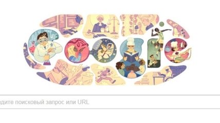 Google посвятил праздничный дудл дню 8 Марта