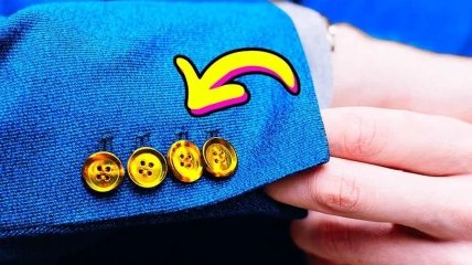 Пуговицы на рукавах - для чего они