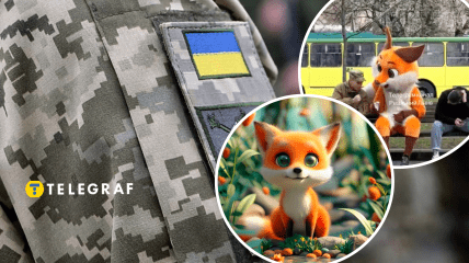 "Лиса" играла в "Камень, ножницы, бумага" с военным