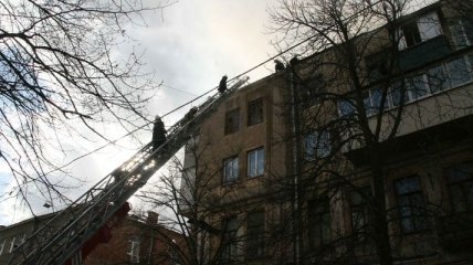 В Харькове горел жилой дом